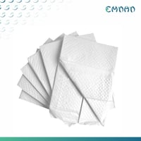 مفرش سرير ابيض(أندر باد)ريفان شده 30 حبة