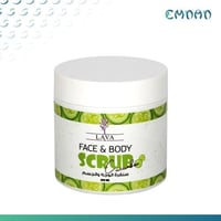 مقشر الوجه والجسم من لافا 500 مل