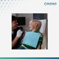 مريول الاسنان امداد (الدنتل بيب) ازرق الكرتون 500...