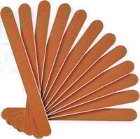 مبرد اظافر طويل خشبي اللون البني 10 حبات