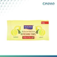 منشفة مبللة برائحة الليمون المنعش من ريبورن بيوتي...