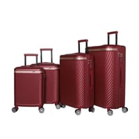 طقم شنط سفر 4 قطع من حقائب القنصل خامة ABS مقاومة...