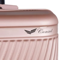 طقم شنط سفر 4 قطع من حقائب القنصل خامة ABS مقاومة...