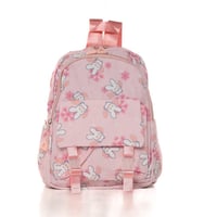 شنطة مدرسية أطفال مقاس 12 إنش سادة خفيفة ومريحة لم...