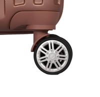 شنط سفر 4 قطع فايبر متينة ضد الكسر مع هوك لتعليق ا...