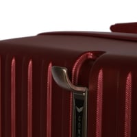 شنط سفر 4 قطع فايبر متينة ضد الكسر مع هوك لتعليق ا...