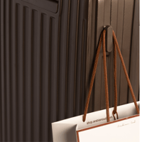 شنط سفر 4 قطع فايبر متينة ضد الكسر مع هوك لتعليق ا...