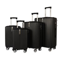 شنط سفر 4 قطع فايبر متينة ضد الكسر مع هوك لتعليق –...