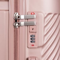 طقم شنط سفر 4 قطع من حقائب القنصل خامة ABS مقاومة...