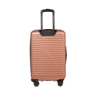 طقم شنط سفر 3 قطع بعجلات دوّارة ضد الكسر – لون روز...