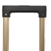 طقم شنط سفر 3 قطع ألمنيوم بإطار ذهبي مع هوك تعليق...