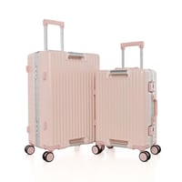 شنط سفر قطعتين ضد الكسر إطار ألمنيوم ماركة القنصل...