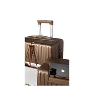 شنط سفر 4 قطع فايبر متينة ضد الكسر مع هوك لتعليق ا...