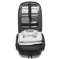 حقيبة ظهر لابتوب مقاومة للماء مع منفذ USB وشنطة عم...