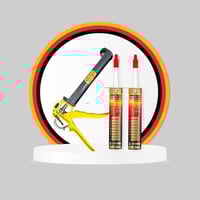 سيليكون عالي الجودة عدد 2 عبوة + ضاغط سيليكون جيد