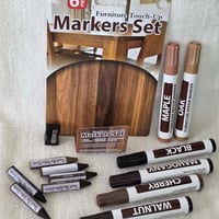 اقلام اصلاح الاخشاب . طقم إصلاح الأثاث ، علامات ال...