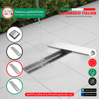 صفاية ارضية ستانليس 304 ايطالية مقاس 40 سم .المميز...