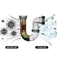 منظف رغوي للصرف مناسب للمغسلة و المجلى قوي للحوض و...