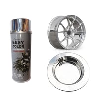 دهان طلاء بخاخ لون فضي لون النيكل الستانليس اللامع...