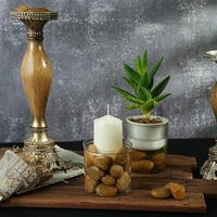 حجر زينة متوسط و كبير الحجم مصقول لامع مزخرفة و مص...