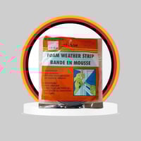 شريط فوم اسفنجي مضغوط لاصق مانع غبار للأبواب لسد ا...