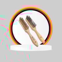 فرشة سلك نحاس وحديد 2 قطعه خشب وسلك قوي