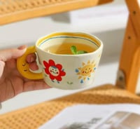 كوب سيراميك بمقبض القمر