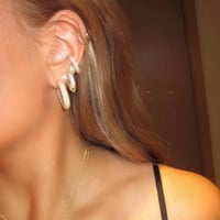 اقراط Shiny فضي