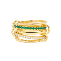 خاتم Infinite ذهبي اخضر