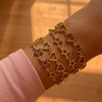 اسورة Hearts ذهبي ملون