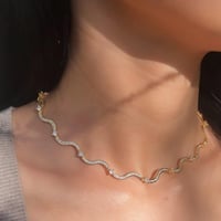 سلسلة Wavy ذهبي