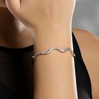 اسورة Wavy فضي