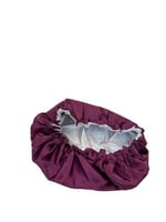 قبعة ستان حرير للشعر