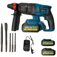 دريل هلتي تكسير وحفر (SDS) لاسلكي - مع ريش (D-6)