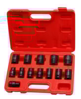 طقم حبات قصير (لقم) 13 قطعة - مقاس 1/2 بوصة (M-16)