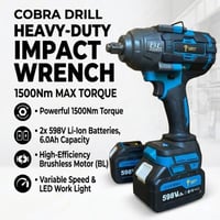 دريل امباكت (مفك عجلات) 1500 نيوتن - (D-9)