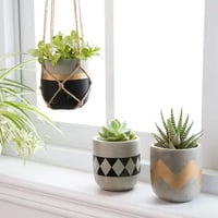 مركن إسمنتي مخطط بالذهبي