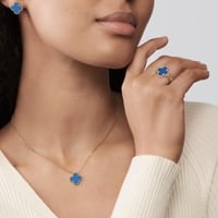 خاتم فنتج الامبرا بوجهين وخيارات الحجر ولون الذهب