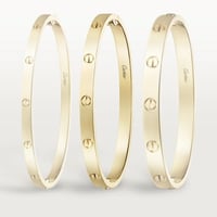 سوارة لوف الوسط السادة بخيارات لون الذهب