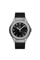 ساعة كلاسك فيوجن بألماس كامل بخيارات الفصوص والسير