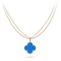 سلسال فنتج الامبرا الطويل بخيارات الحجر ولون الذهب