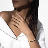 خاتم موف نوا النحيف بألماس وخيارات لون الذهب