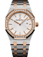 ساعة رويال اوك بألماس وخيارات لون المعدن