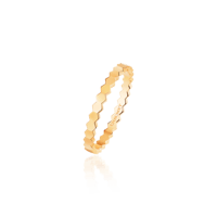 خاتم بي النحيف السادة بخيارات لون الذهب