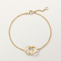 سوارة لوف الدبل بخيارات لون الذهب