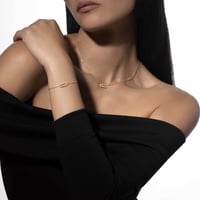 سلسال موف اونو بألماس وخيارات لون الذهب