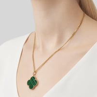 سلسال فنتج الامبرا الطويل بخيارات الحجر ولون الذهب