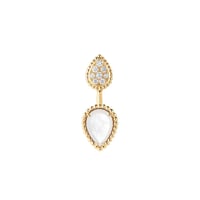 حلق سيربن بوهيم الدبل بألماس وخيارات الحجر ولون ال...