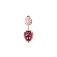 حلق سيربن بوهيم الدبل بألماس وخيارات الحجر ولون ال...