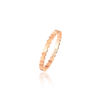 خاتم بي النحيف السادة بخيارات لون الذهب